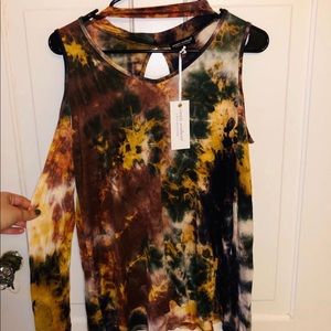 Simply Southern Tie Dye Fall colors shirt